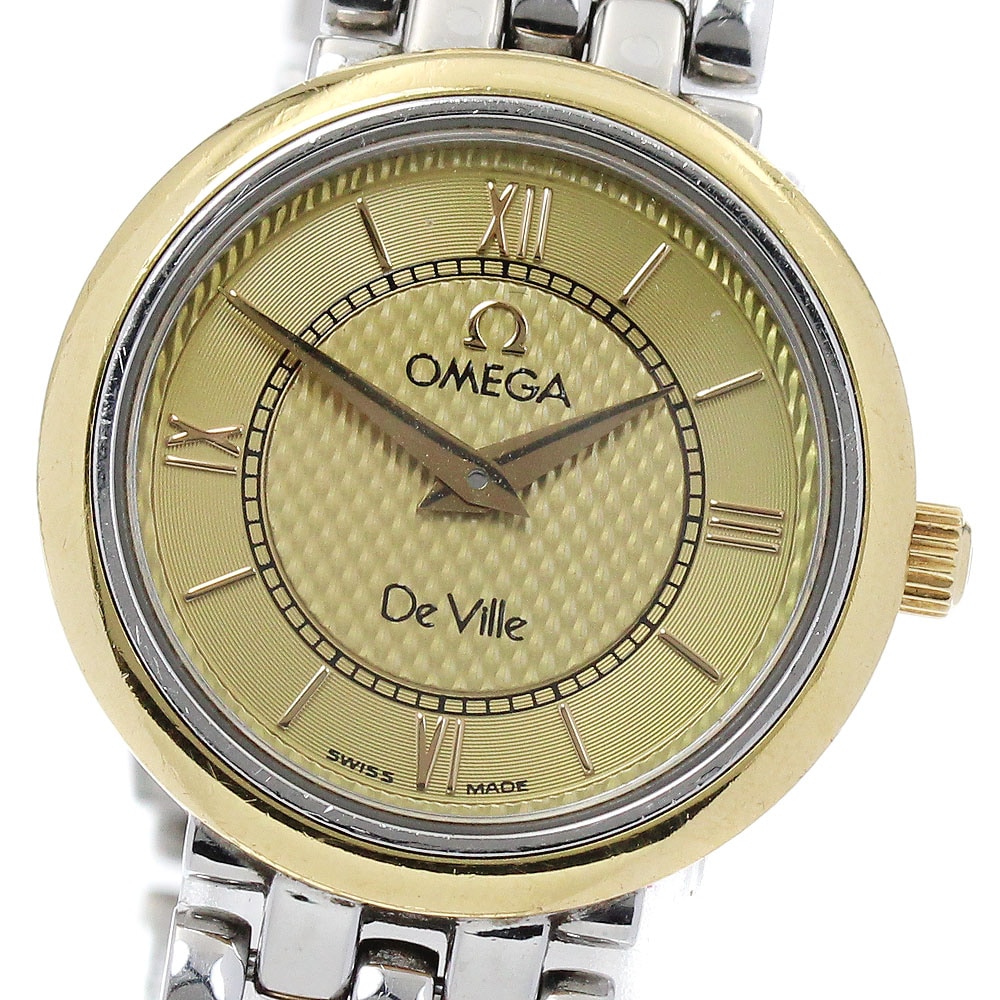 オメガ OMEGA 7374.11.00 デビル クォーツ レディース _882615【中古】