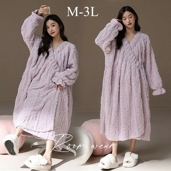 ルームウェア レディース ワンピース 可愛い 寝巻き 寝間着 もこもこ モコモコパジャマ プレゼント バレンタイン かわいい 暖かい パジャマ フリース 着る毛布 高校生 姉妹 お揃い ゆったり 気持