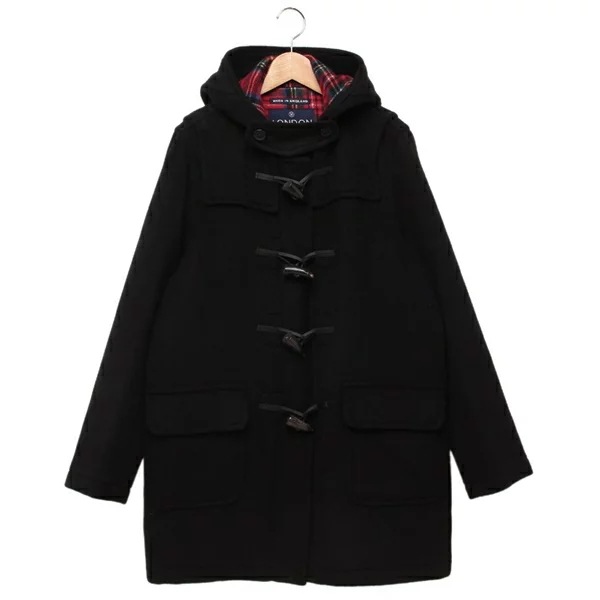 コート リナ ダッフルコート メルトン ブラック レディース LONDON TRADITION RINA LT65