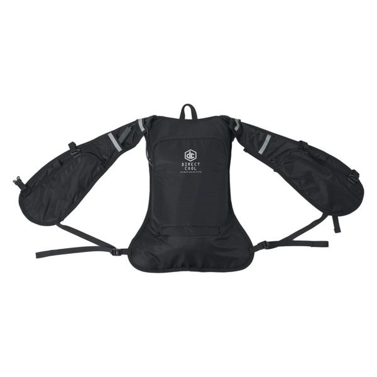 【在庫有・即納】YAMAZEN 水冷服 DIRECT COOL PRO 水冷式ウェア バッテリー付き フルセット ブラック DC-B04Se（B）夏 猛暑 対策 作業服 作業着