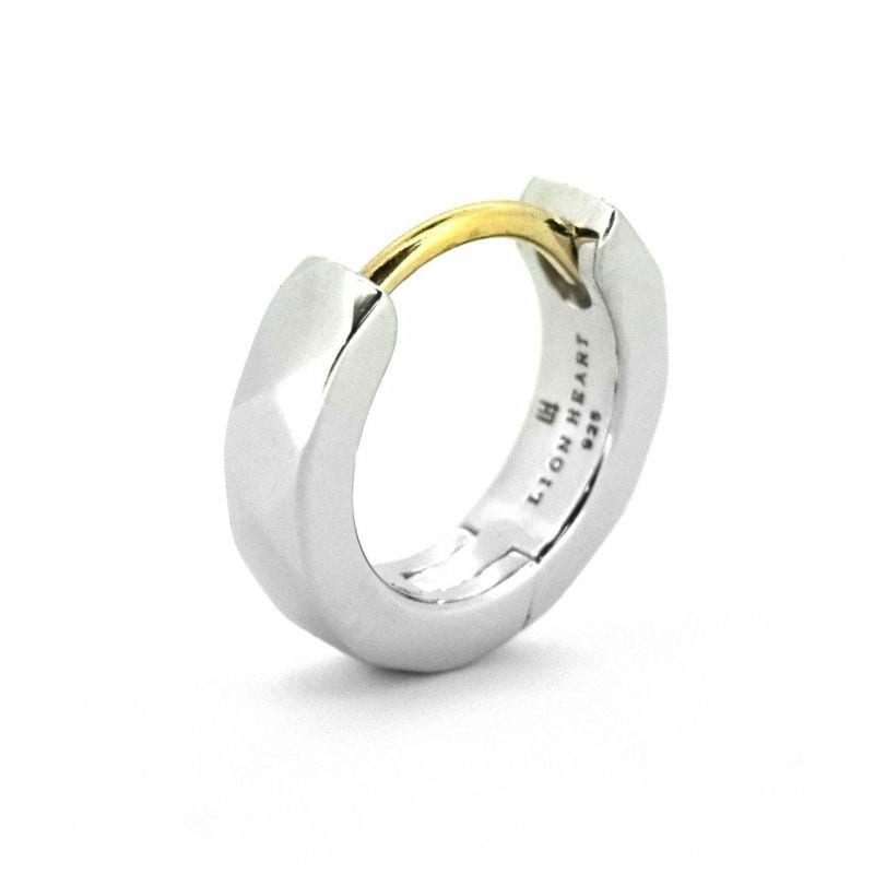 カッティング フープピアス シルバー925 シルバー 片耳用 1点売り メンズ ブランド 彼氏 プレゼント