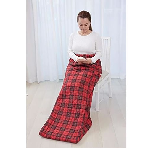 椙山紡織【日本製】電気脚入れヒーター(レッドチェック) NA-21SHZ-RE【暖房】