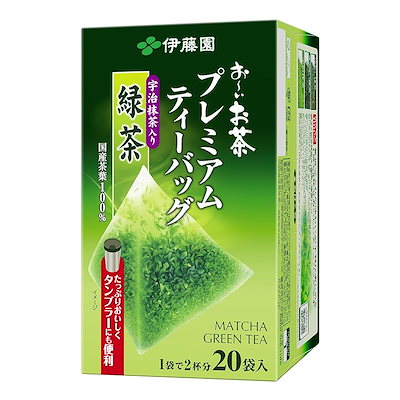 他サイト： 伊藤園 おーいお茶 プレミアムティーバッグ 宇治抹茶入り緑茶 1.8ｇ ×20袋の商品画像