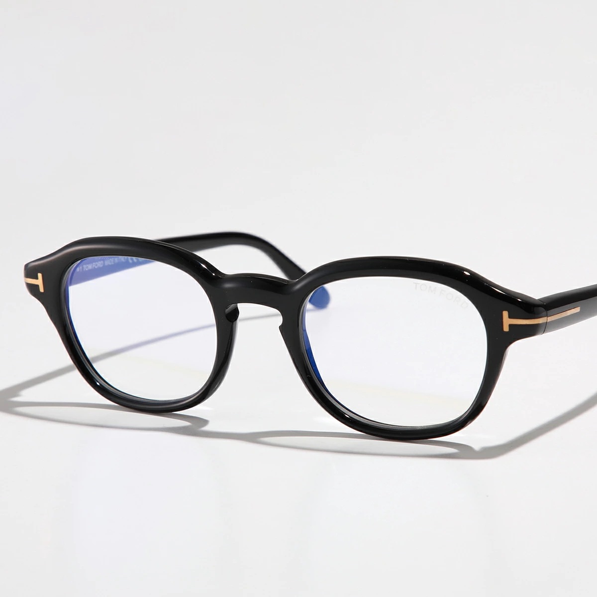 TOM FORD トムフォード メガネ TF5871-B FT5871-B レディース ウェリントン型 フルリム めがね 眼鏡 伊達メガネ ブルーライトカット Tロゴ アイウェア 001眼鏡