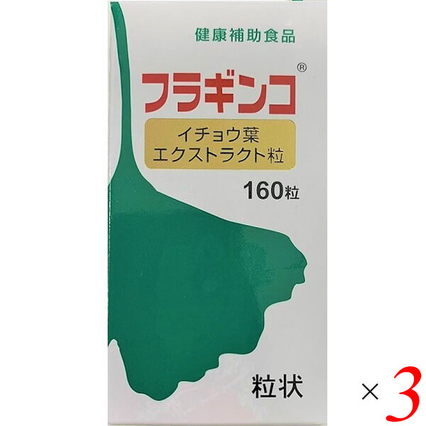 甲陽ケミカル フラギンコ イチョウ葉 エクストラクト粒 40g 3個セット