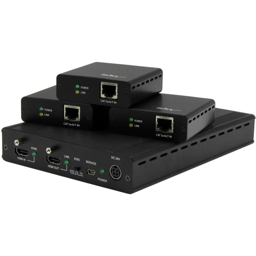 StarTech.com [ST124HDBT] HDBaseT規格対応3ポートHDMIエクステンダ