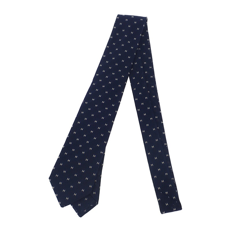 シルクツイルタイ グルナディーヌH H153821T-07 ネクタイ シルク ネイビー メンズ【SAランク】