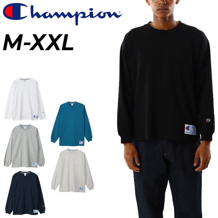 長袖 Tシャツ メンズ コットンT 無地 リラックス コットンUSA/C3-V414