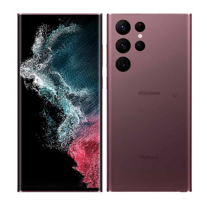 Galaxy S22 Ultra 5G ファイブジー SC-52C 256GB メモリ12GB Sペン内蔵 1億800万画素 8K動画 有機EL 特典付 docomo版 SIMロック解除済 ds22u