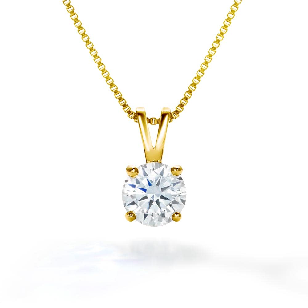 [ギフト フロム ニューヨーク] ネックレス レディース 1.25ct プラチナ K18 18金 ゴールド 加工 一粒ネックレス 金属アレルギー対応 女性 プレゼント…