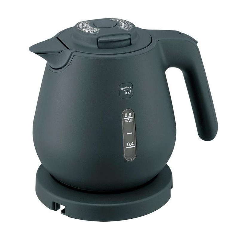 電気ケトル 象印 小型 0.8L 600W 湯沸かしケトル 電気ポット 湯沸かし器 ベージュ 転倒湯もれ防止 蒸気セーブ