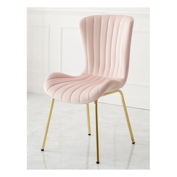 チェア 約 幅50×奥行58×高さ84×座面高43cm ピンク LC-4763PI 7,497円