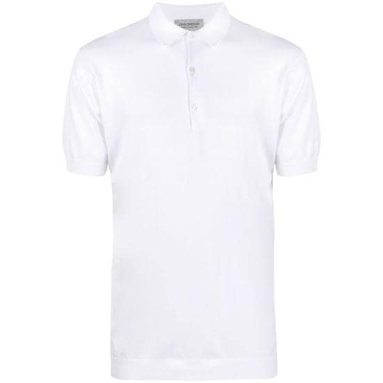 JOHN SMEDLEY Men Polo Shirts ADRIAN WHITE