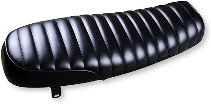 タックロール風 バイク シート ヴィンテージ フラットシート 全長640mm 幅250mm 汎用 TW200 SR400 W1 W600 SR500 GB250 FTR223 TW225
