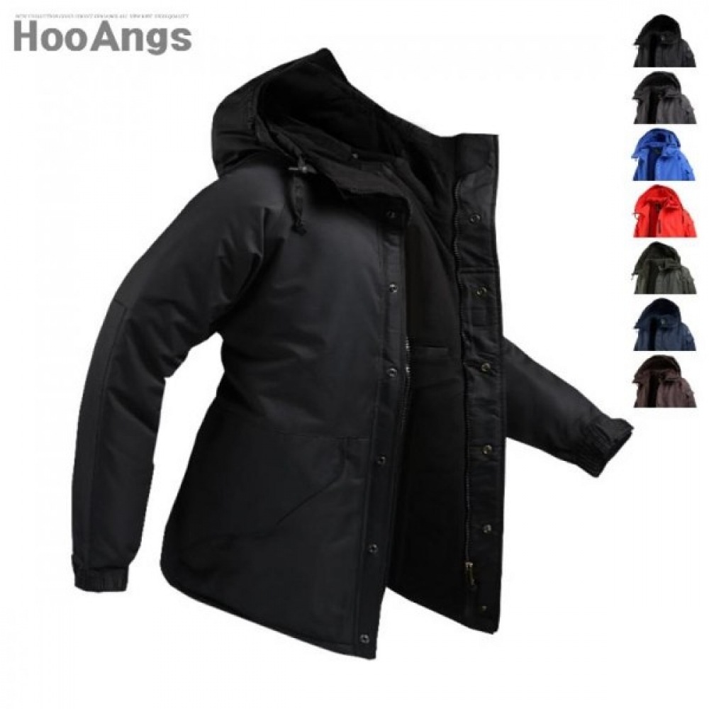 (Juans) オーバーフィットベーシック防寒防風ボードスーツパッド入りジャンパー IKPD8012