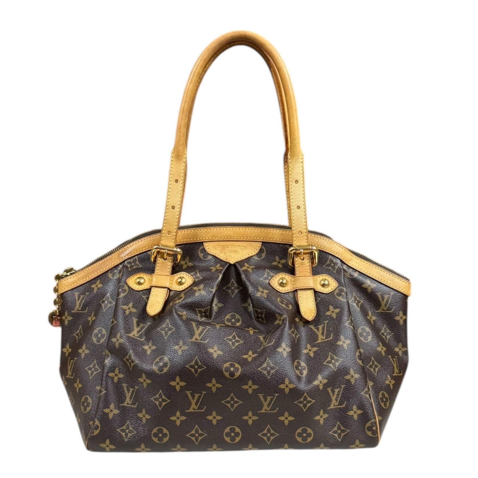 ルイヴィトン ティヴォリGM モノグラム ショルダーバッグ モノグラムキャンバス M40144 ブラウン LOUIS VUITTON 中古