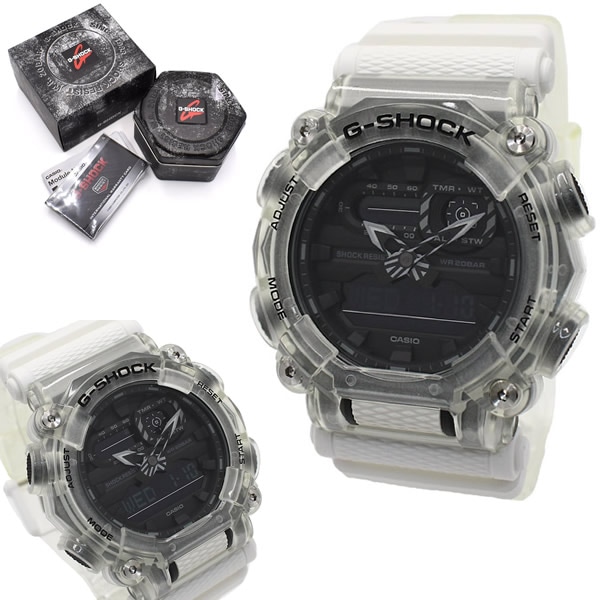 腕時計 G-SHOCK Gショック GA-900SKL-7ADR ANALOG-DIGITAL GA-900 SERIES 腕時計 ウォッチ メンズ ブラック ホワイト 14,454円