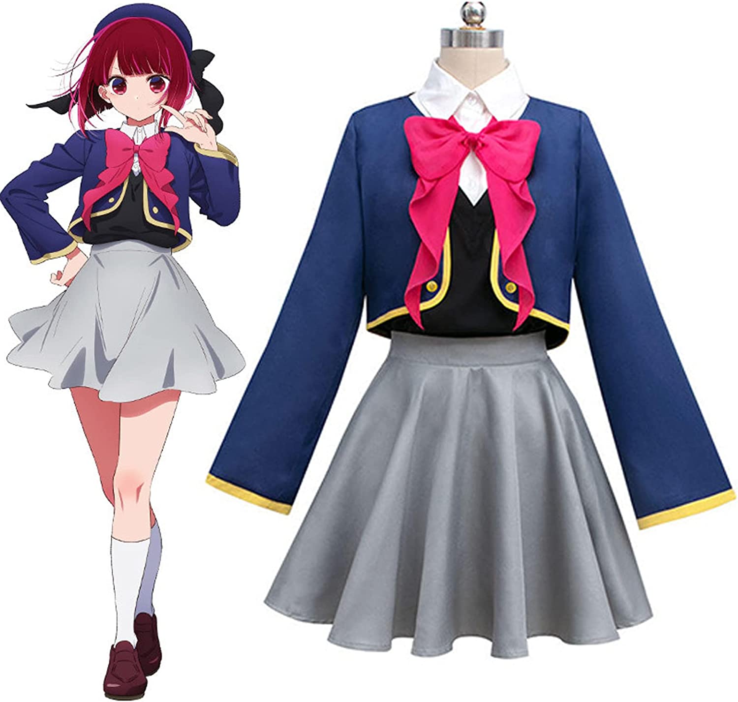 【全シリーズ発売中】 【値引き中】学園祭 文化祭 イベンド クリスマス コスチューム コスプレ衣装 アイドル ステージ衣装 セット ウィッグ 有馬かな ルビー 星野アイ 推し子 8,558円