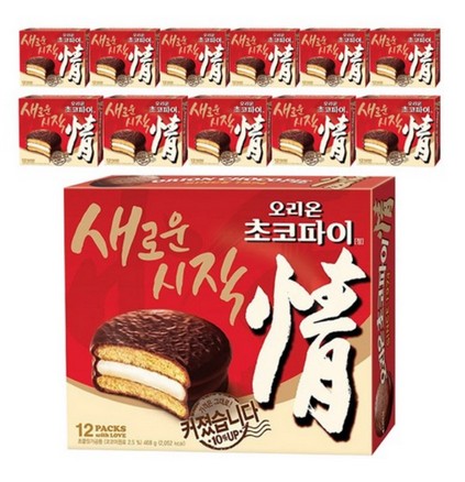 [韓国菓子倉庫] チョコパイ (468g) [12個]
