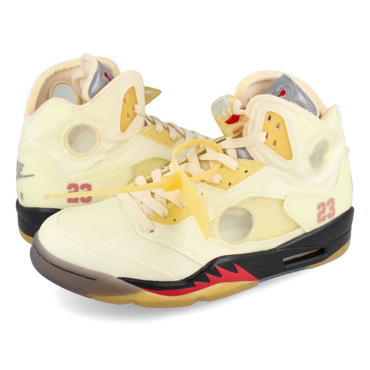 AIR JORDAN 5 RETRO SP SAIL/FIRE RED/MUSLIN/BLACK 【OFF-WHITE】