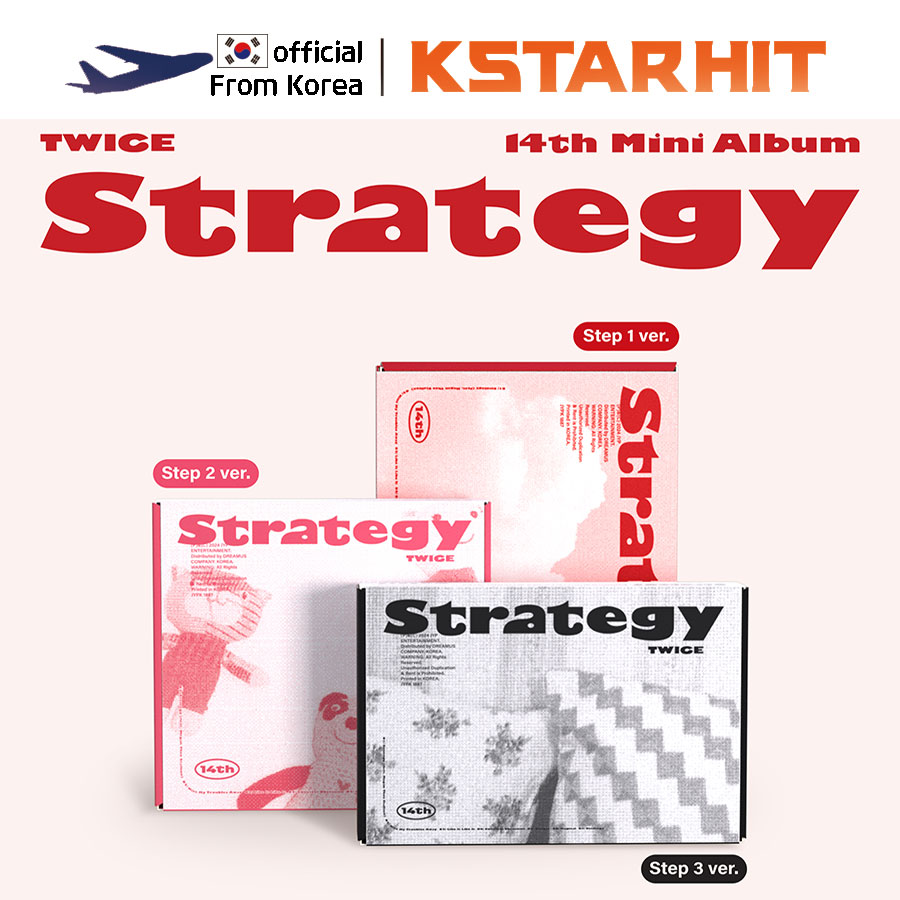 (Standard/3種セット) TWICE - STRATEGY (14枚目のミニアルバム)