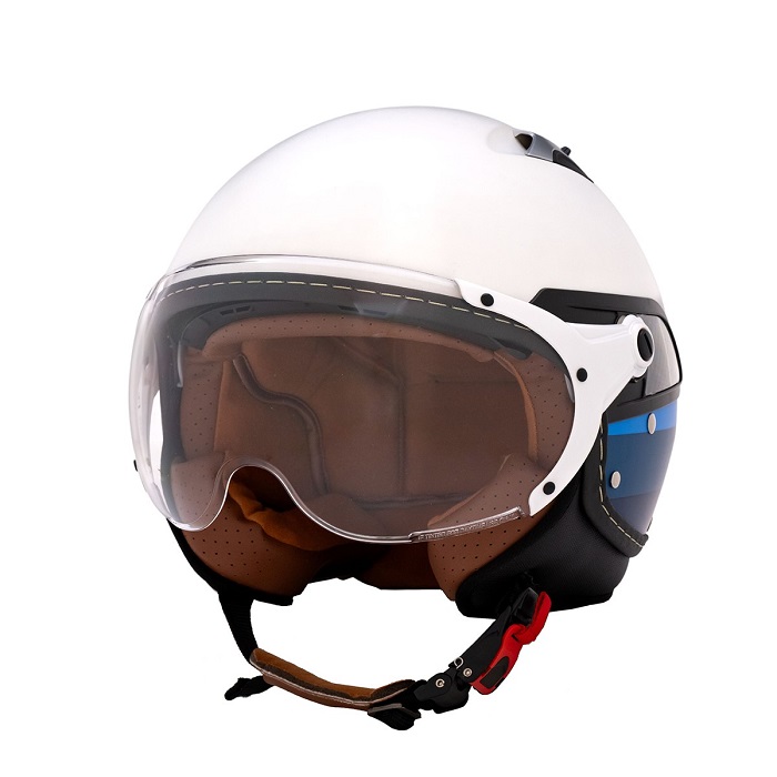 JillRide2 InnerShield Jet ジルライド2 インナーシールドジェット MATT WHITE/BLUE マットブラック シールド付きジェットヘルメット 12,425円