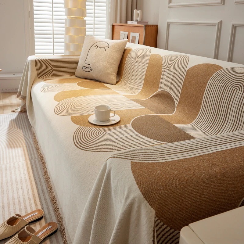 風ソファカバー高級感 インテリア滑り止め ファマット リビング四季通用 滑り止め ソファーカバー