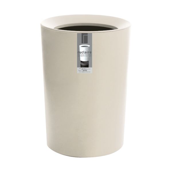 （まとめ）アスベル ルクレールCV 丸型 ホワイト6211WH 1個[x5セット]