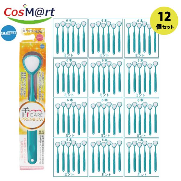 【6個セット】松風 舌ケア　プレミアム　ミント　6本入(4538162300288-6)