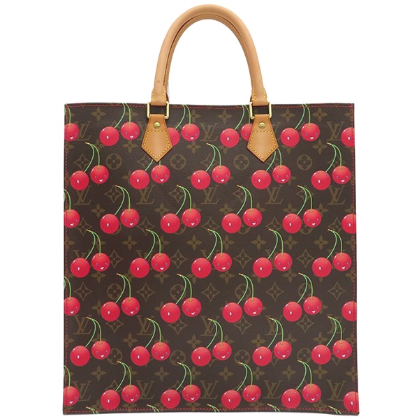 ルイヴィトン LOUIS VUITTON トートバッグ サック プラ モノグラムキャンバス モノグラム ゴールド金具 村上隆 茶 ハンドバッグ M95010 MI0085 【保存袋】【中古】