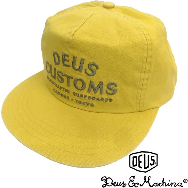 Deus Ex Machina デウス エクスマキナ メンズ レディース 兼用 キャップ スナップバック Joe Cap ゴールド デウスエクスマキナ