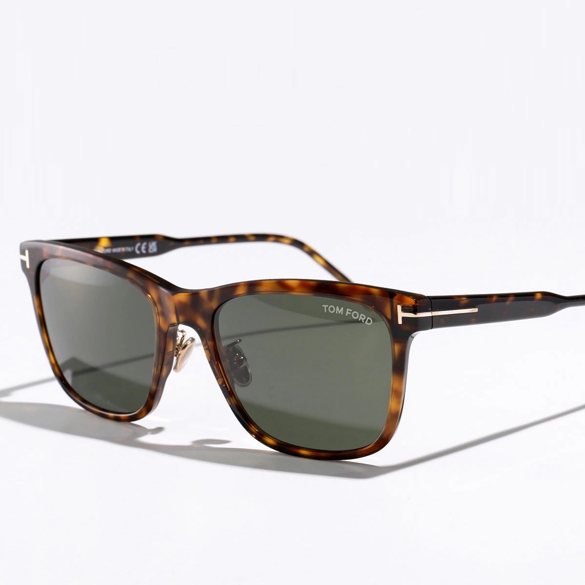 TOM FORD トムフォード サングラス TF955-D FT0955-D レディース スクエア ウェリントン セルフレーム Tロゴ 眼鏡 メガネ アイウェア 52N