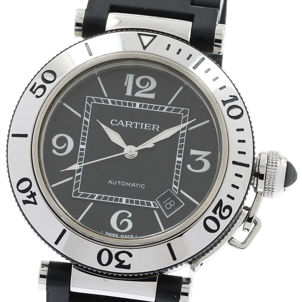 カルティエ CARTIER W31077U2 パシャ シータイマー デイト 自動巻き メンズ _956877【中古】