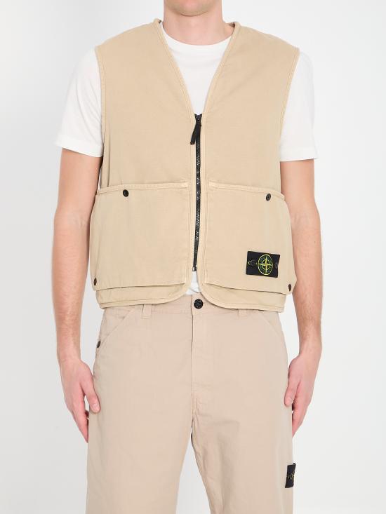 STONE ISLAND Men Vests L1S156100007 BEIGE