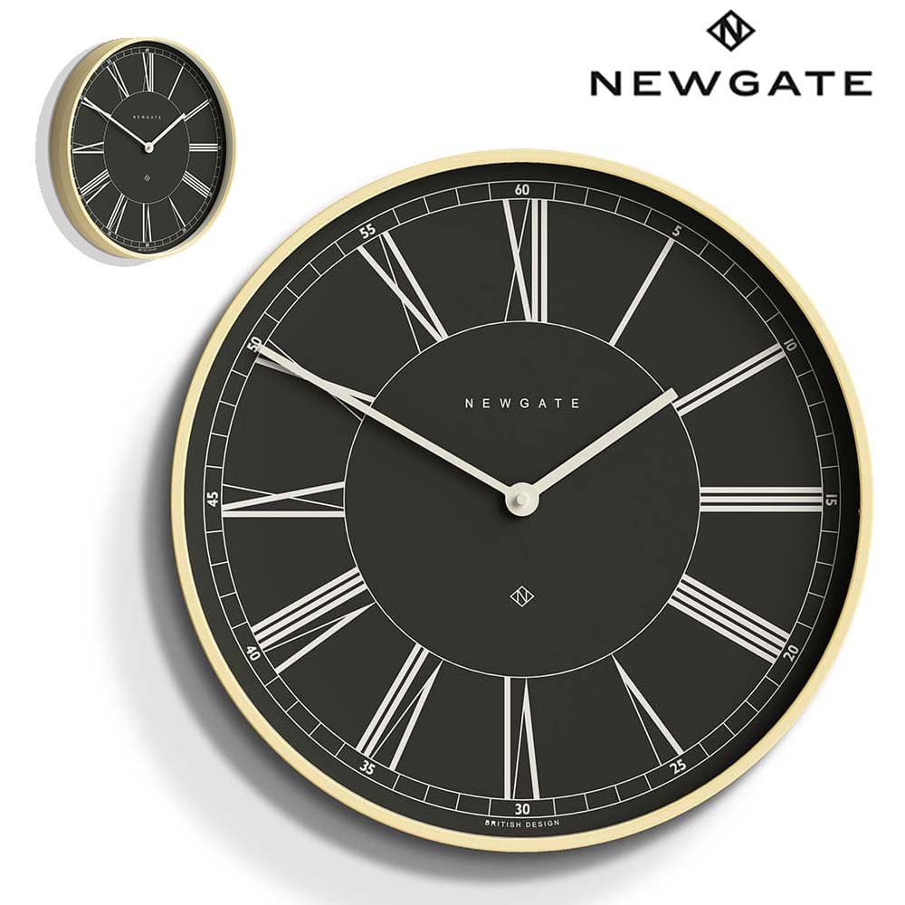 ニューゲート 壁掛け時計 ミスターアーキテクトウォールクロック Newgate Mr Architect Wall Clock ダークグレー MRA625PLY40 国内正規品