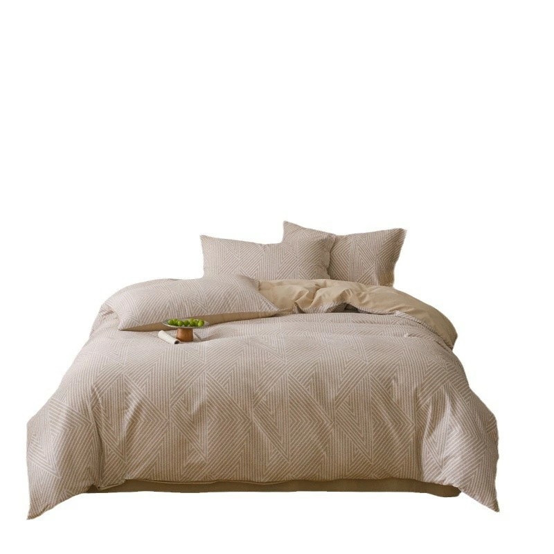 布団カバーセット レトロ 100% コットン 磨毛 厚手 シーツ ベッドシーツ 寝具 セット