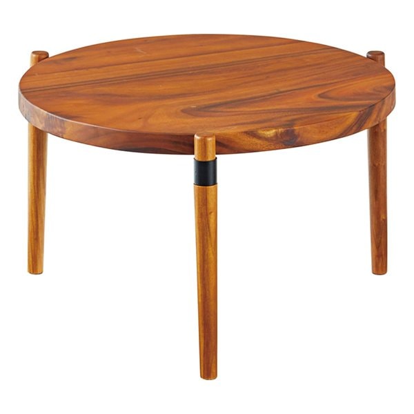 ラウンドテーブル L ブラウン W68.5×D68.5×H38 GT-774