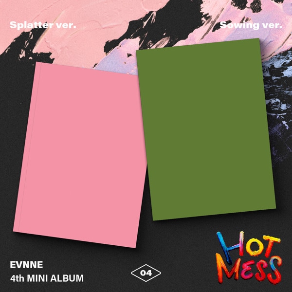 (2種 /セット) (Poster 2pcs+Poster Tube Gift) EVNNE - 4th Mini Album HOT MESS