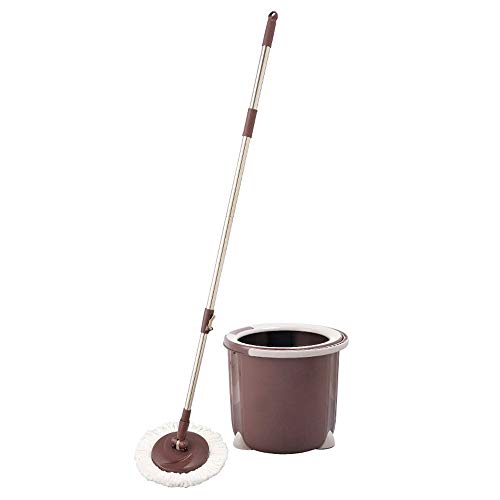 アズマ工業(Azuma Industrial) トルネード丸型セット 回転モップ 一層式洗浄バケツ フローリング掃除 タイル掃除 床掃除 拭き幅約26cm モップ全長約108~130cm TSM545