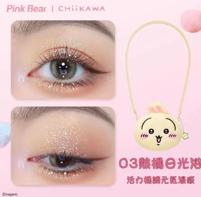 Qoo10] PINK BEAR 【CHIIKAWA限定】 アイシャドウ : ポイントメイク