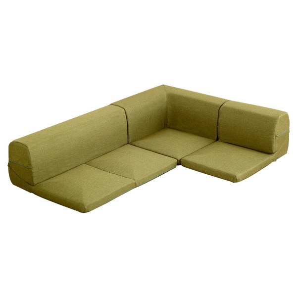 ホームテイスト SH-07-LTN カバーリングコーナーローソファ Lantana-ランタナ- (カバーリング コーナー ロー 単品) タスクグリーン メーカー直送 15,917円