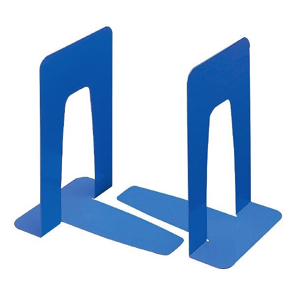 （まとめ買い）ブックエンド 特大 青 2つ1組 BS-35NB [x3]