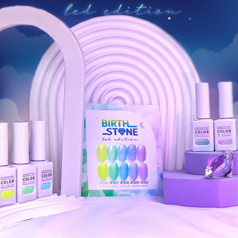 THE GEL/ BIRTH STONE gel Set/ シロップ/グリッターネイルジェル