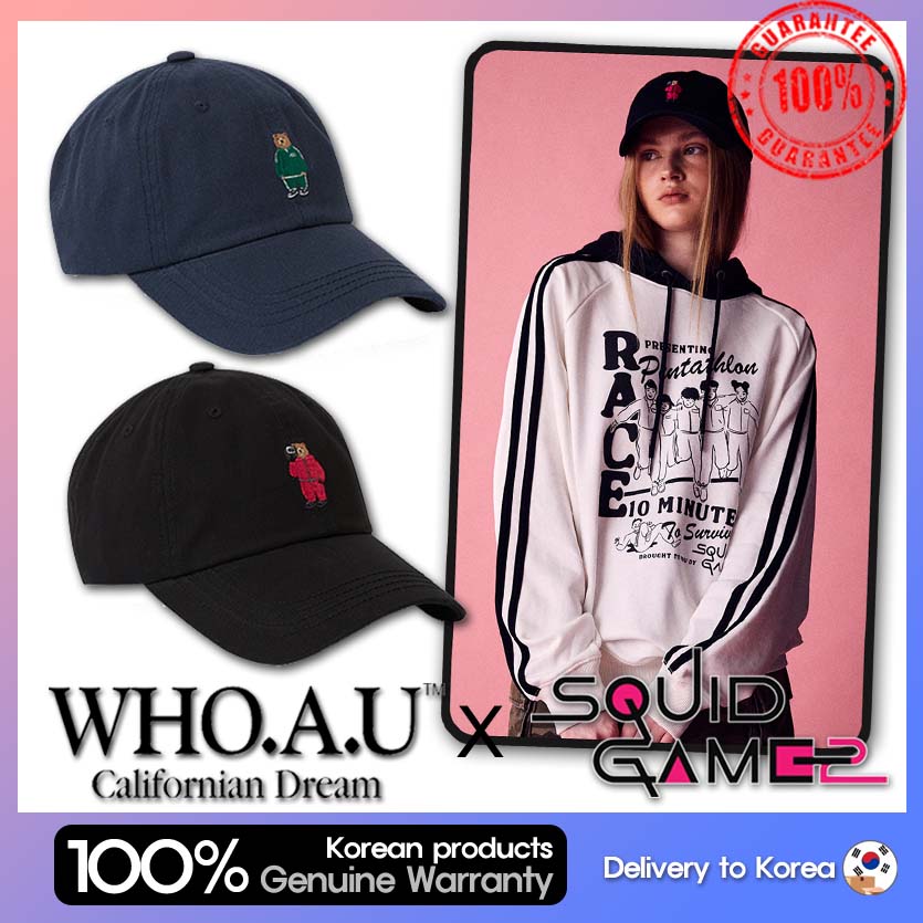 [WAUX SQUID GAME] イカゲーム スティーブ ボールキャップ 2種 Steve Ball Cap 2color / ユニセックス