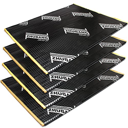 ZHUBANG 制振シート デッドニング 遮音 車 制震シート 車 防音 制振 防音フォームパネル