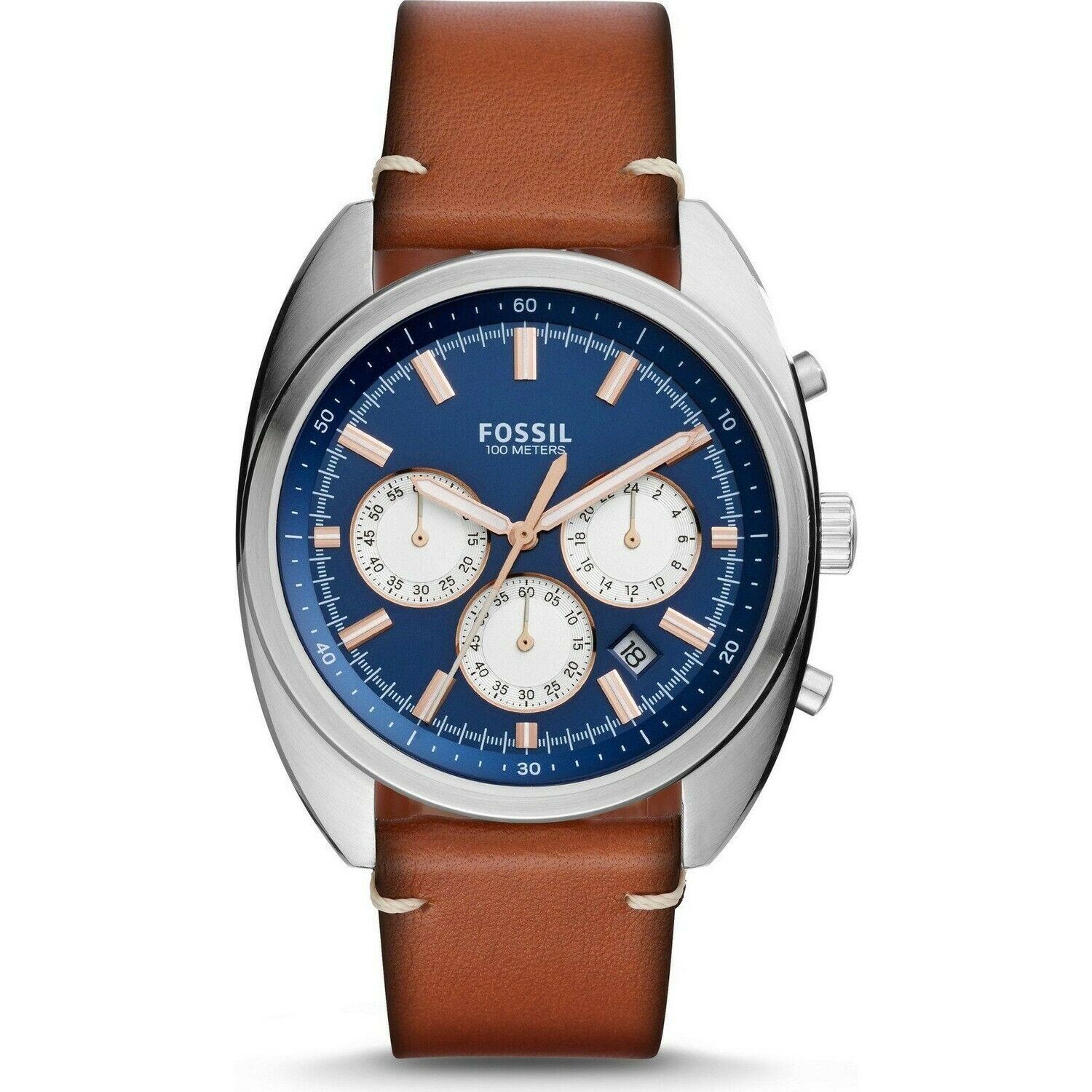 Fossil CH3045 Quartz Stainless Steel and Leather Men s Watch