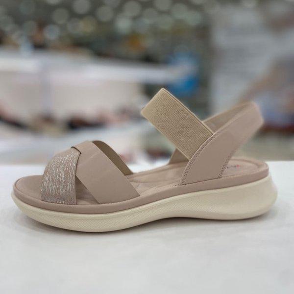 女性超軽量甲バンドサンダル 3CM YAEMDS704NYPI HFPF1A GN_GN