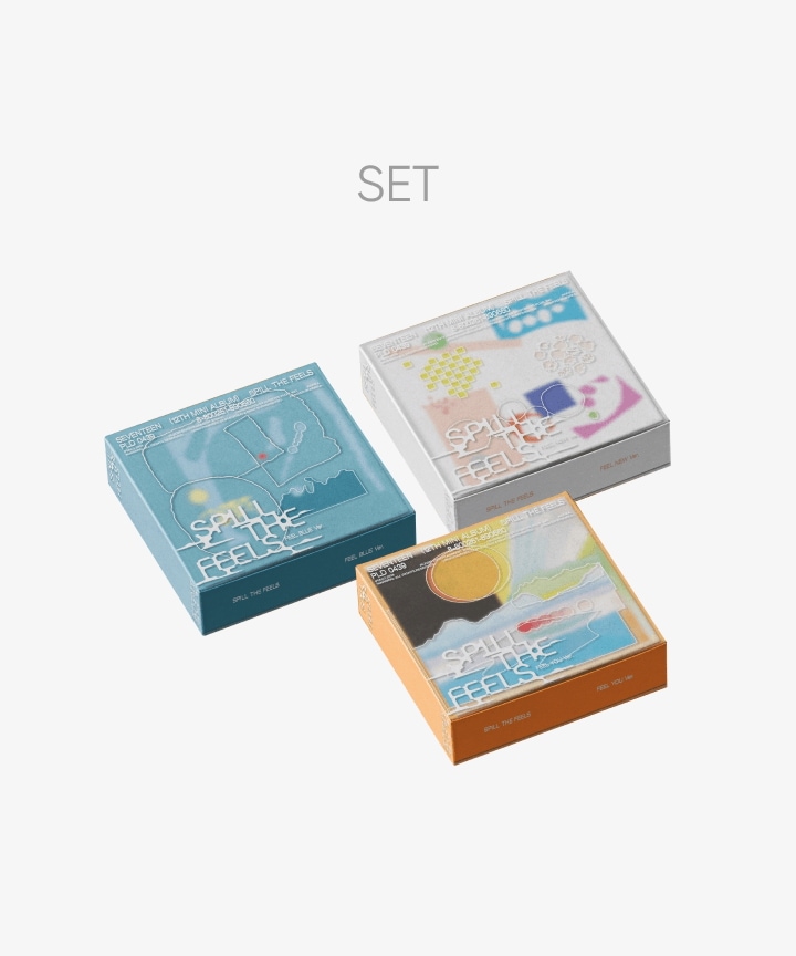 SEVENTEEN 12th Mini Album SPILL THE FEELS (Set)