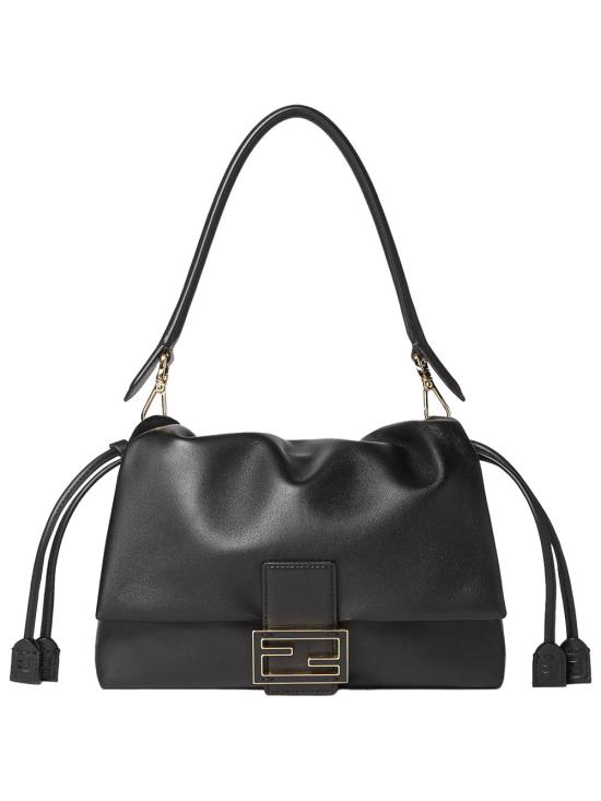 FENDI Women Shoulder Bags 8BR833 AQ0D F0KUR NERO ORO SOFT