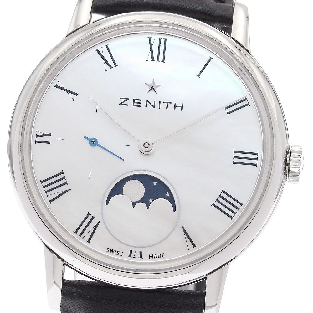 ゼニス ZENITH 03.2320.692 エリート レディ ムーンフェイズ 自動巻き レディース 美品 _958879【中古】
